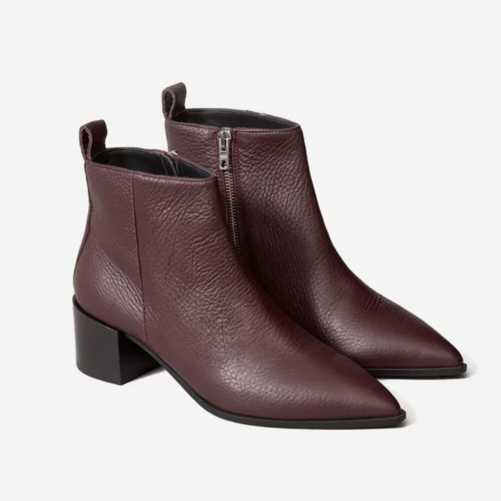 Everlane Boss Boots in Burgundy size 9.5